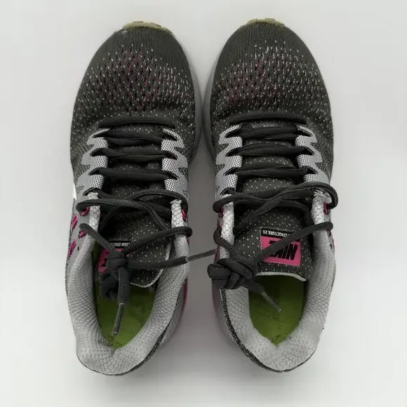 Nike Air Zoom Structure 20 Womens Running 'Anthracite Pink' Size 7 - Picture 6 of 9
